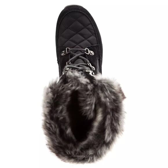 Propet Women Peri Mid Calf Cold Weather Winter Boot Size US 7EE Black Waterproof - Picture 4 of 5
